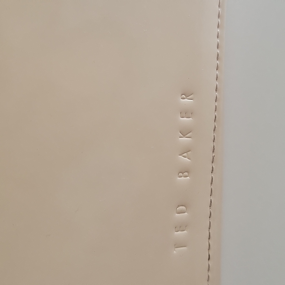 Ted Baker Crystal top gold wallet Matinee in nude pink - Picture 3 of 10
